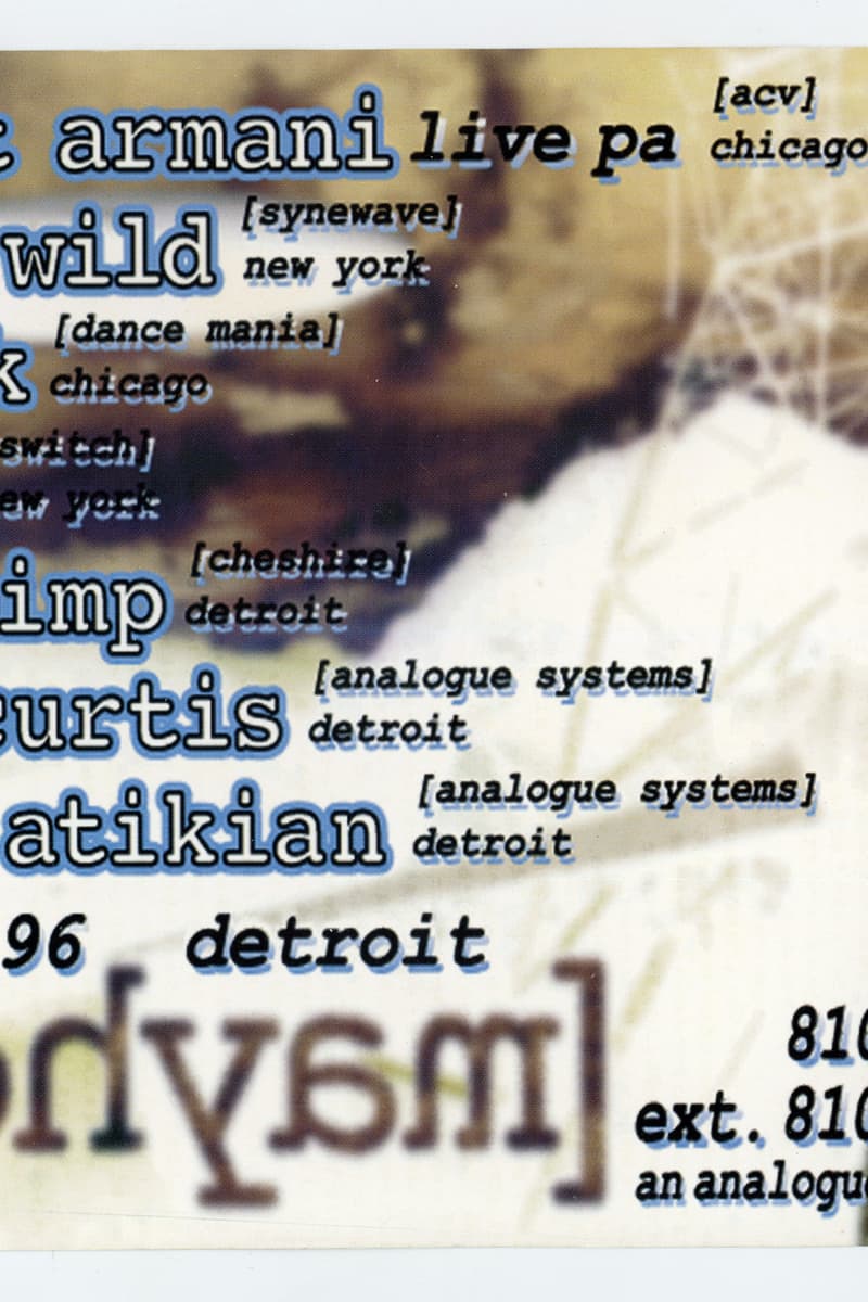 Damon Wild, Murat, Shant Atikian, Acid Pimp, Ryan Curtis - at Mayhem - Detroit, MI - Nov 30, 1996
