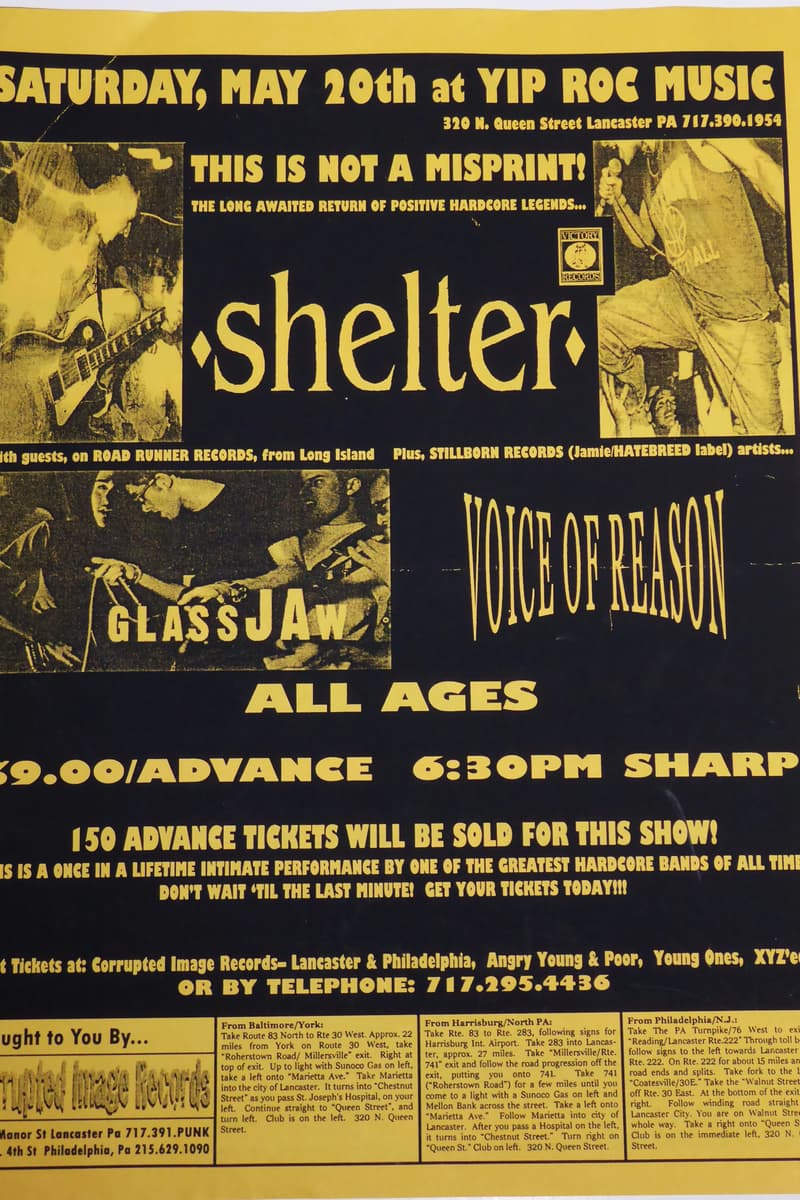 Glassjaw, Shelter, Voice of Reason - at Yip Roc Music - Lancaster, PA - May 20, 2000