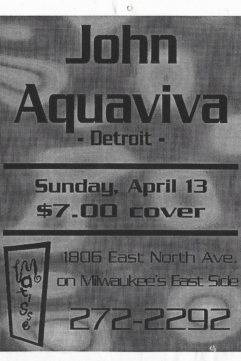 John Aquaviva - at Mad Planet - Milwaukee, WI