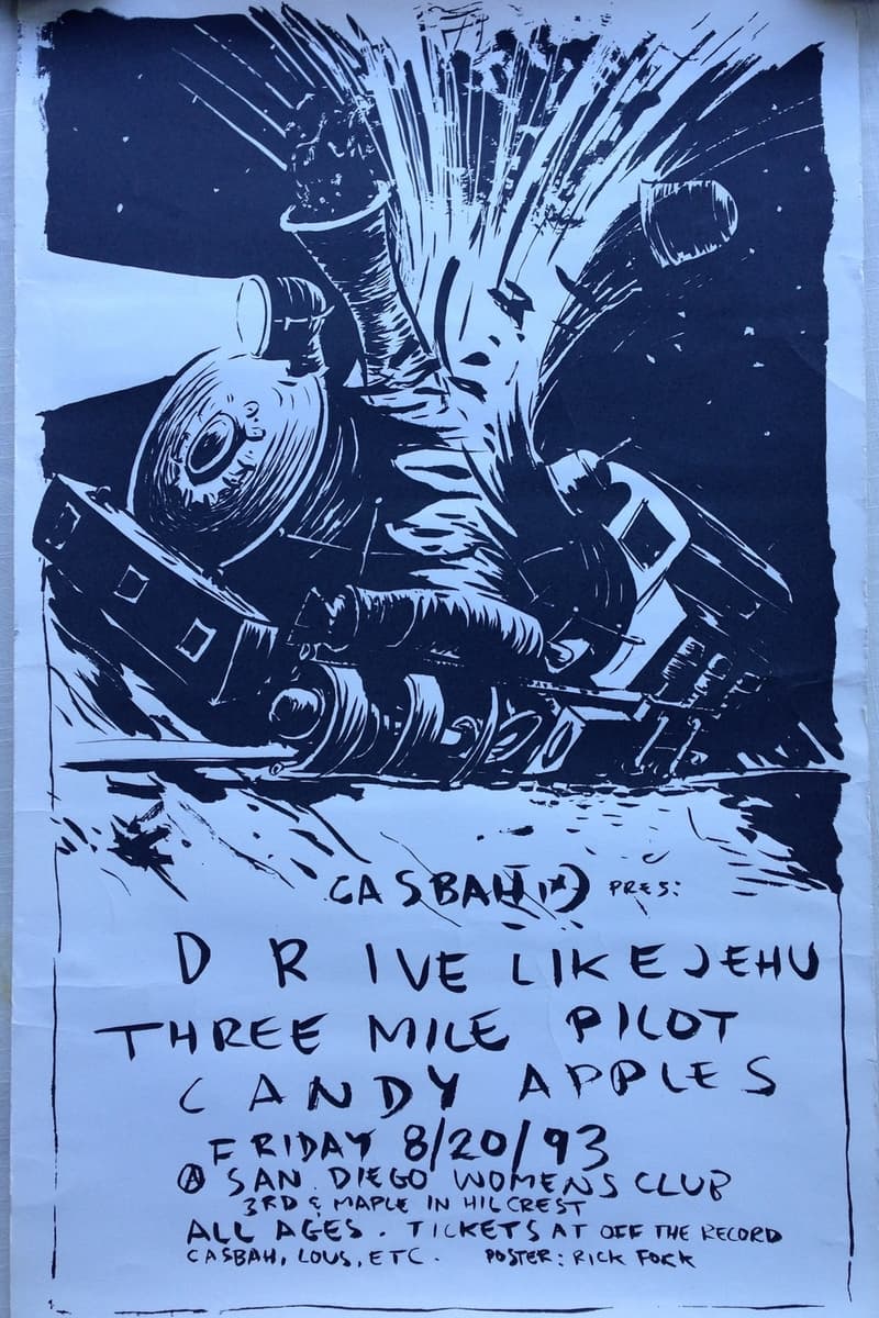 Candy Apples, Three Mile Pilot, Drive Like Jehu - at San Diego Womens Club - San Diego, CA - Aug 20, 1993