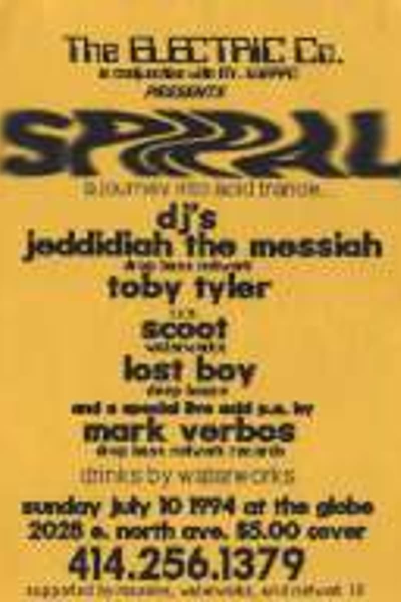 Scoot, Jeddidiah the Messiah, Lost Boy, Spool, Mark Verbos - at The Globe - Chicago, IL - Jul 10, 1994