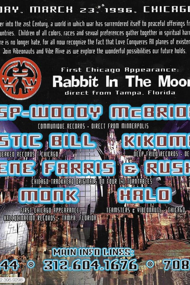 Halo, Gene Farris & Rush, Kikoman, Matty, TRAXX - Chicago, IL - Mar 23, 1996