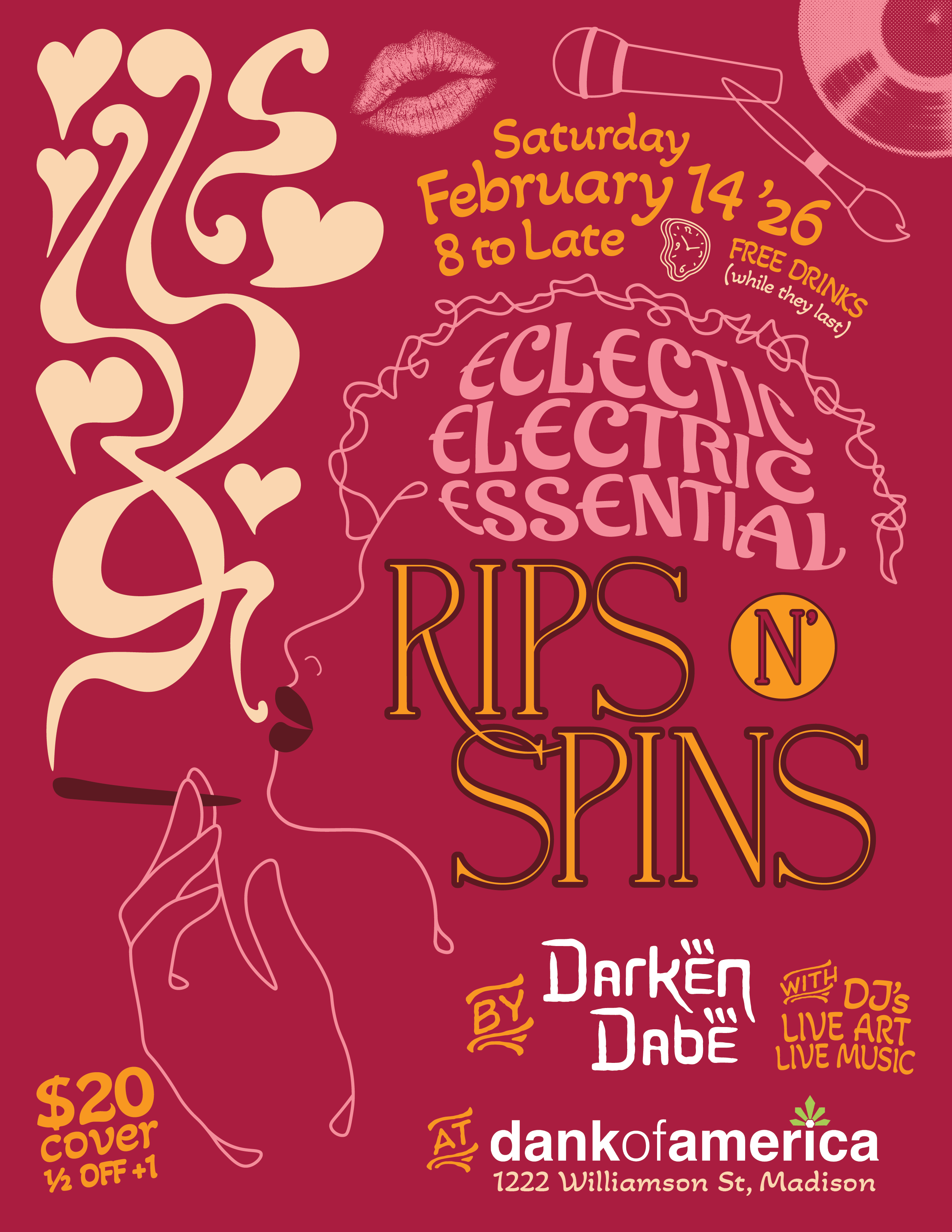 Darken Dabe - at Dank of America - Madison, WI - Feb 14, 2026