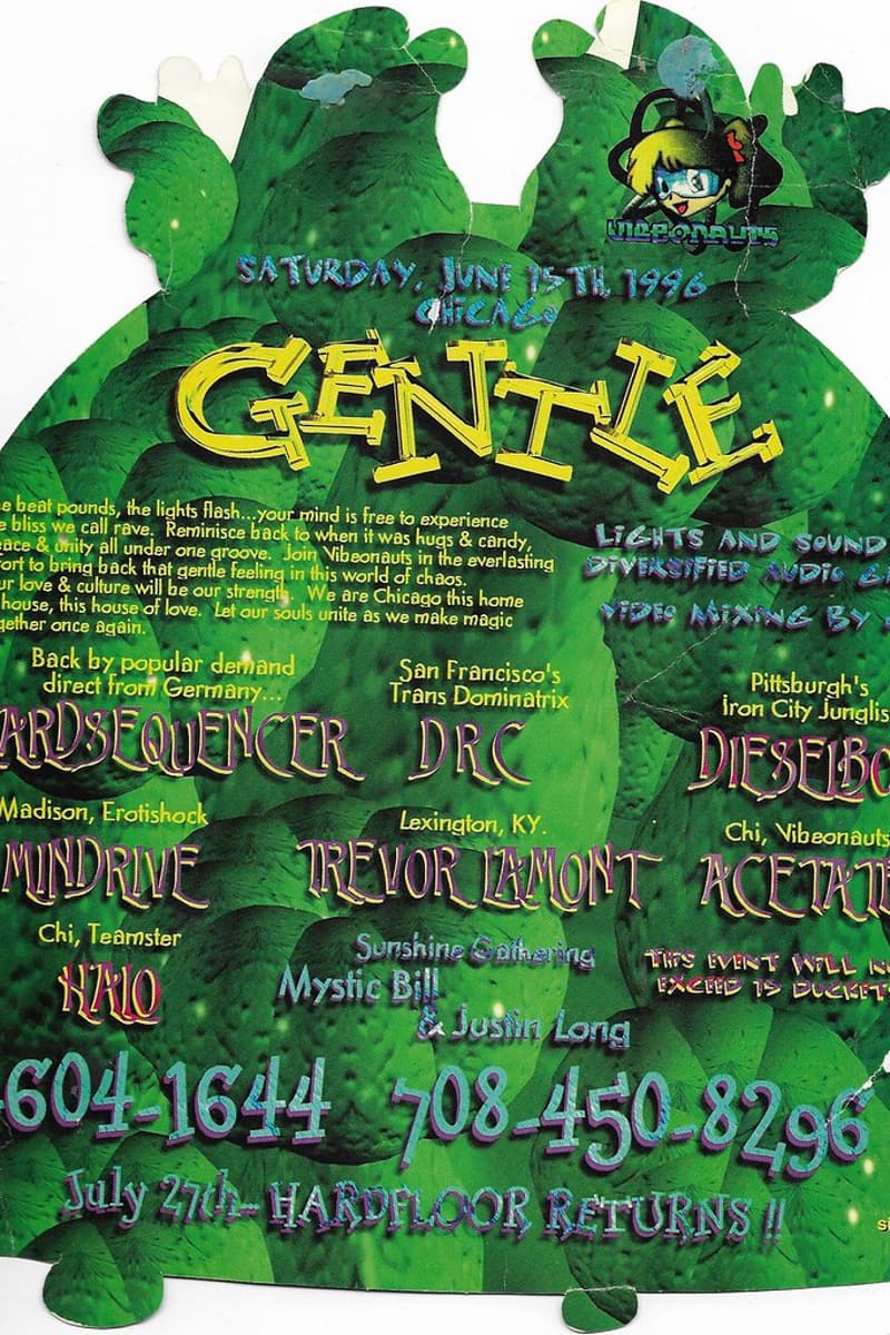 Halo, Trevor Lamont, Dieselboy, Hardsequencer, Acetate - Chicago, IL - Jun 15, 1996