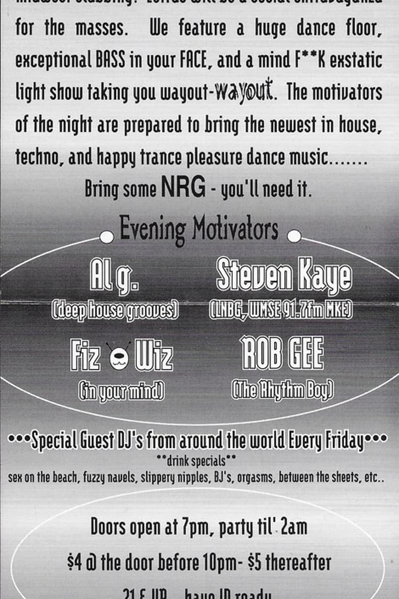 Steven Kaye, Al G., Fiz Wiz, Rob Gee - at Estrus - Milwaukee, WI