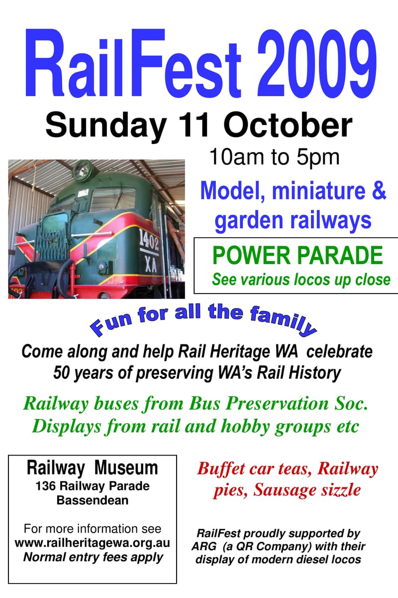at Railway Museum - Bassendean, WA - Oct 11, 2009