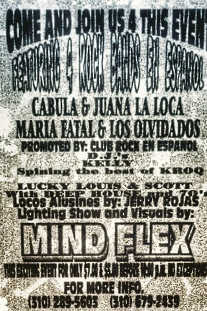 Maria Fatal, Deep Bus, Los Olvidados, Juana La Loca, DJ Kelly - at Club Rock En Espanol