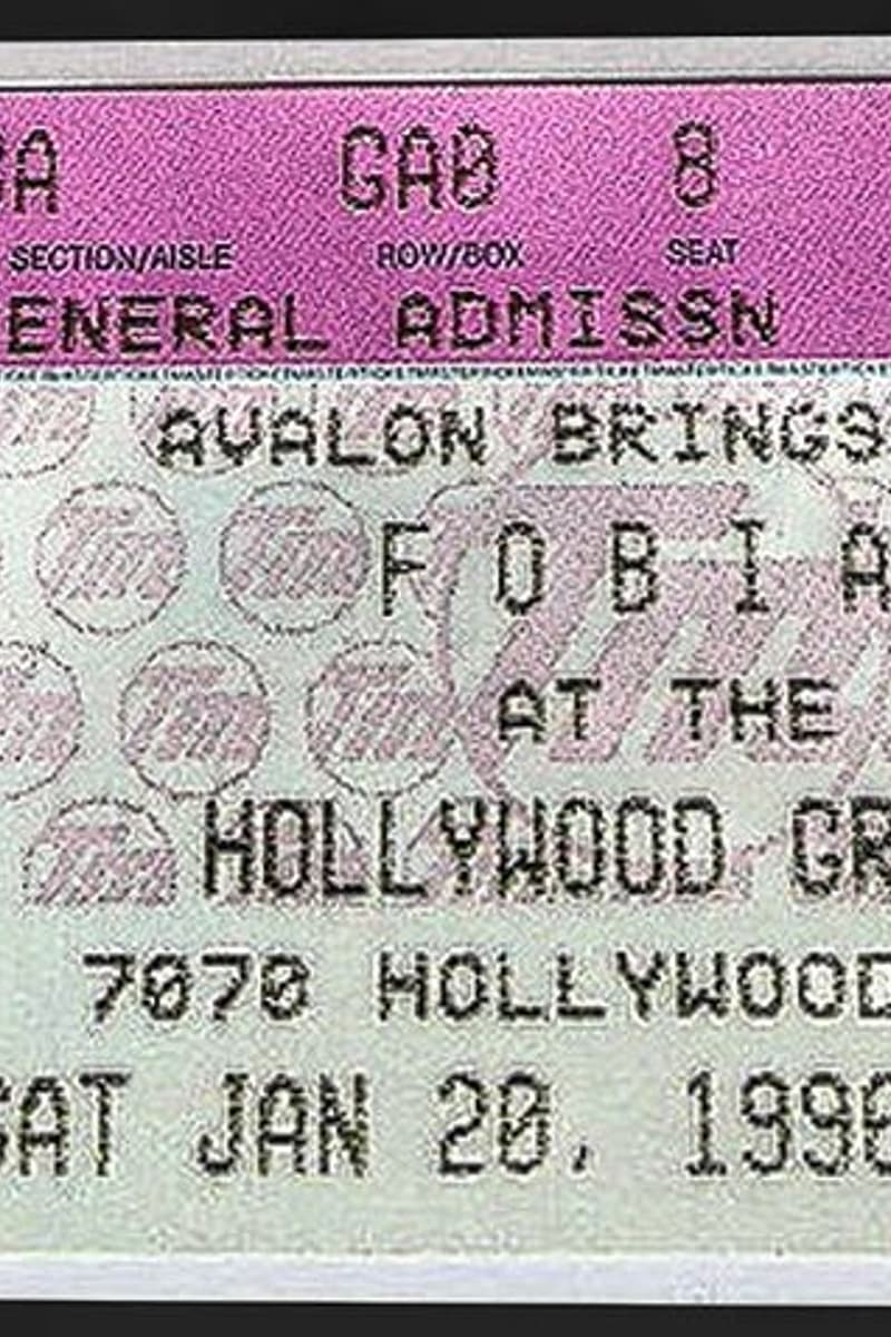 Fobia - at Hollywood Grand - Hollywood, CA - Jan 20, 1996