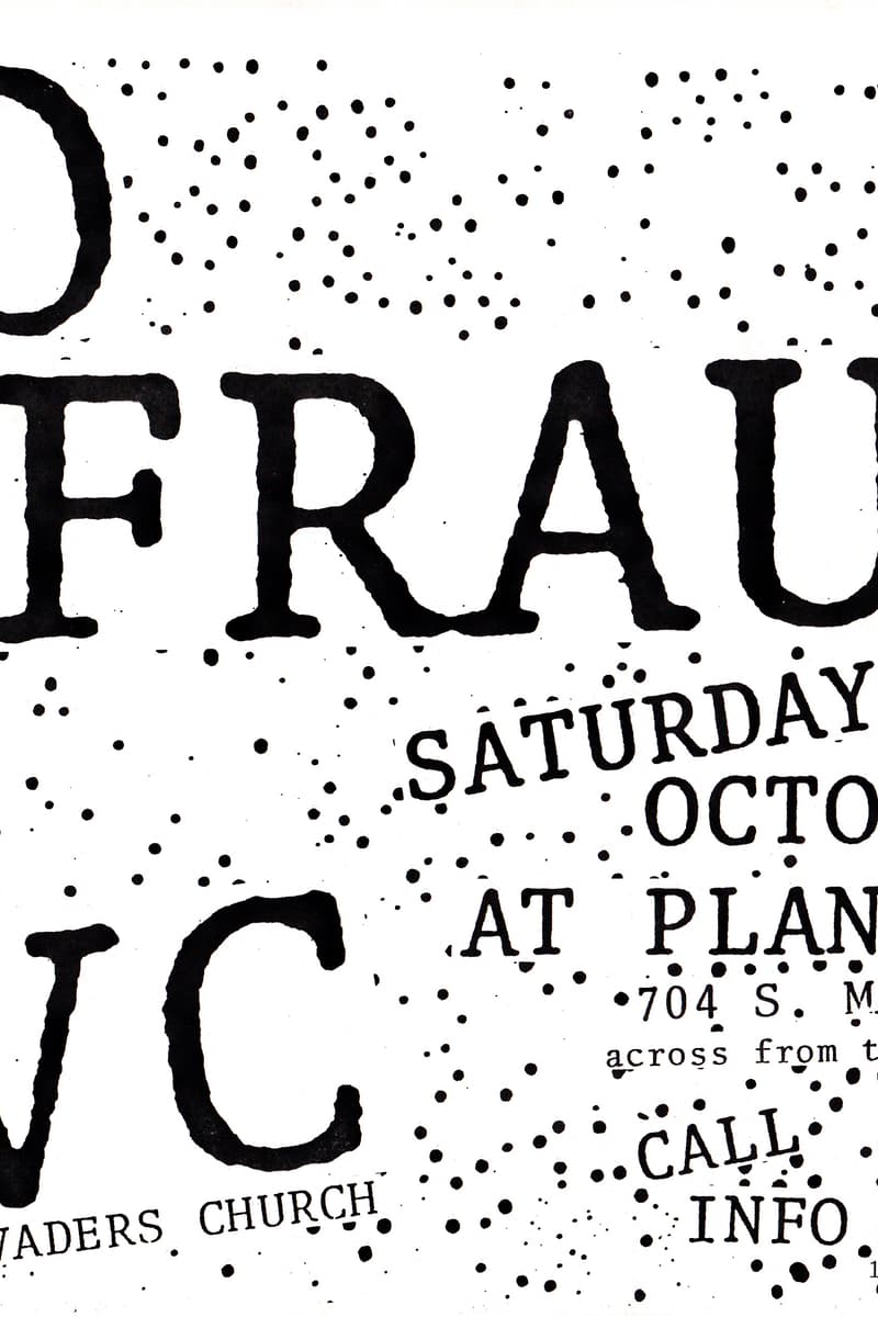 No Fraud, DVC (Darth Vaders Church) - at Planet Ten - Tallahassee, FL - Oct 29, 1988