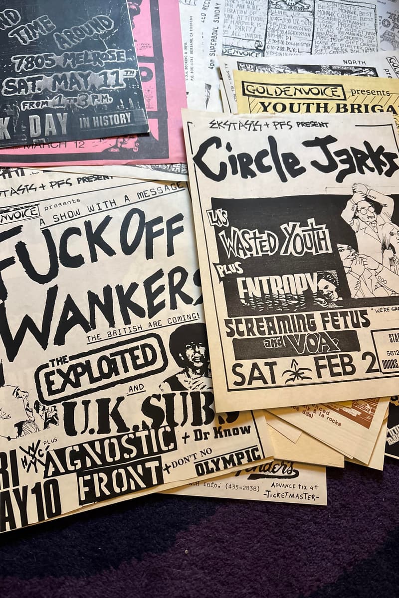 Screaming Fetus, Dr. Know, Wasted Youth, Youth Brigade, Entropy - at Stardust Ballroom / Olympic (multiple flyers) - Los Angeles, CA
