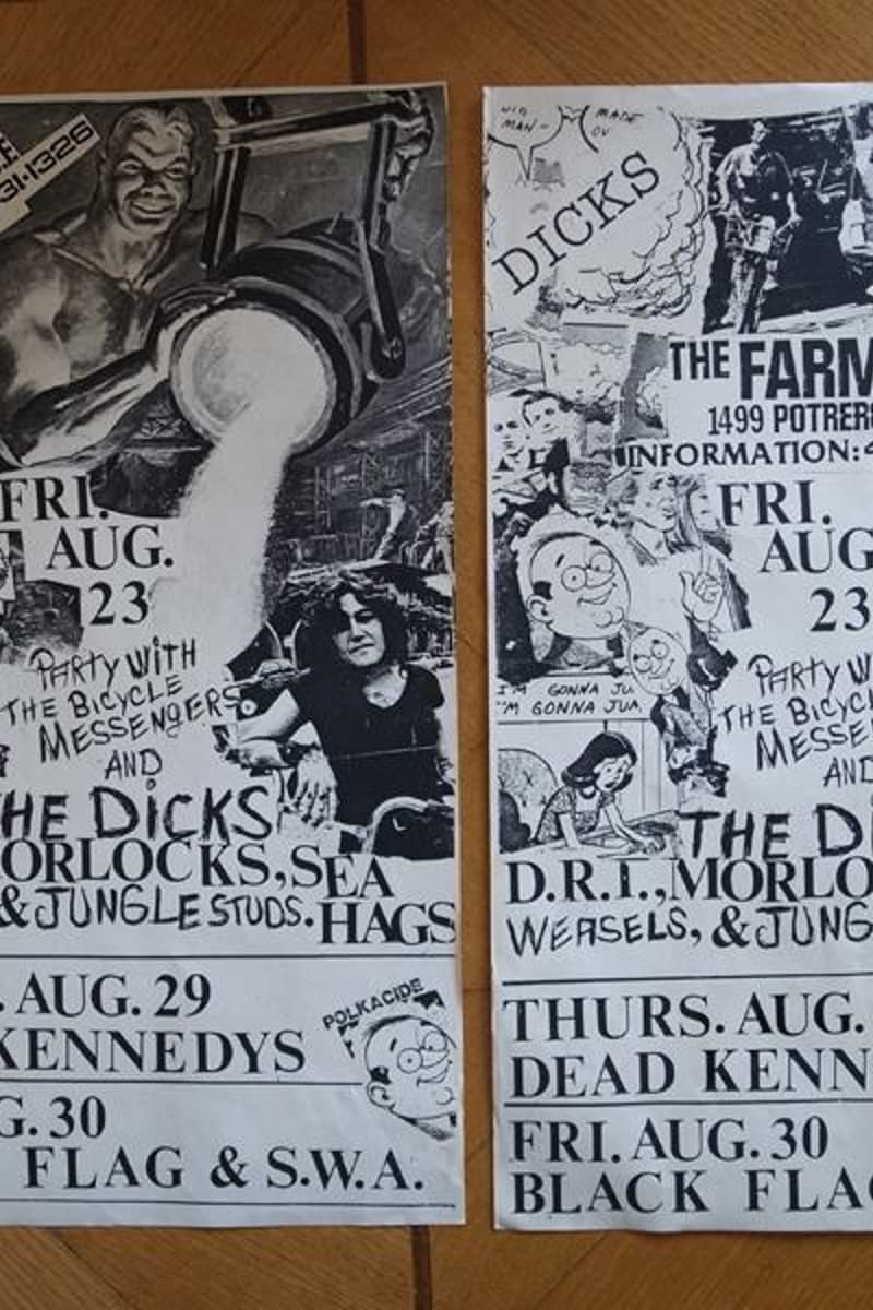 Jungle Studs, The Bicycle Messengers, Black Flag, D.R.I., S.W.A. - at The Farm