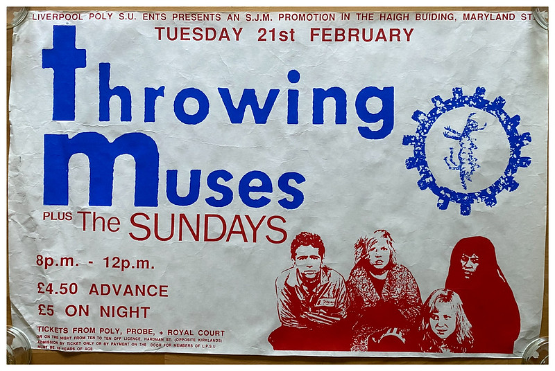 The Sundays, Throwing Muses - at Haigh Building - Liverpool - Feb 21, 1989