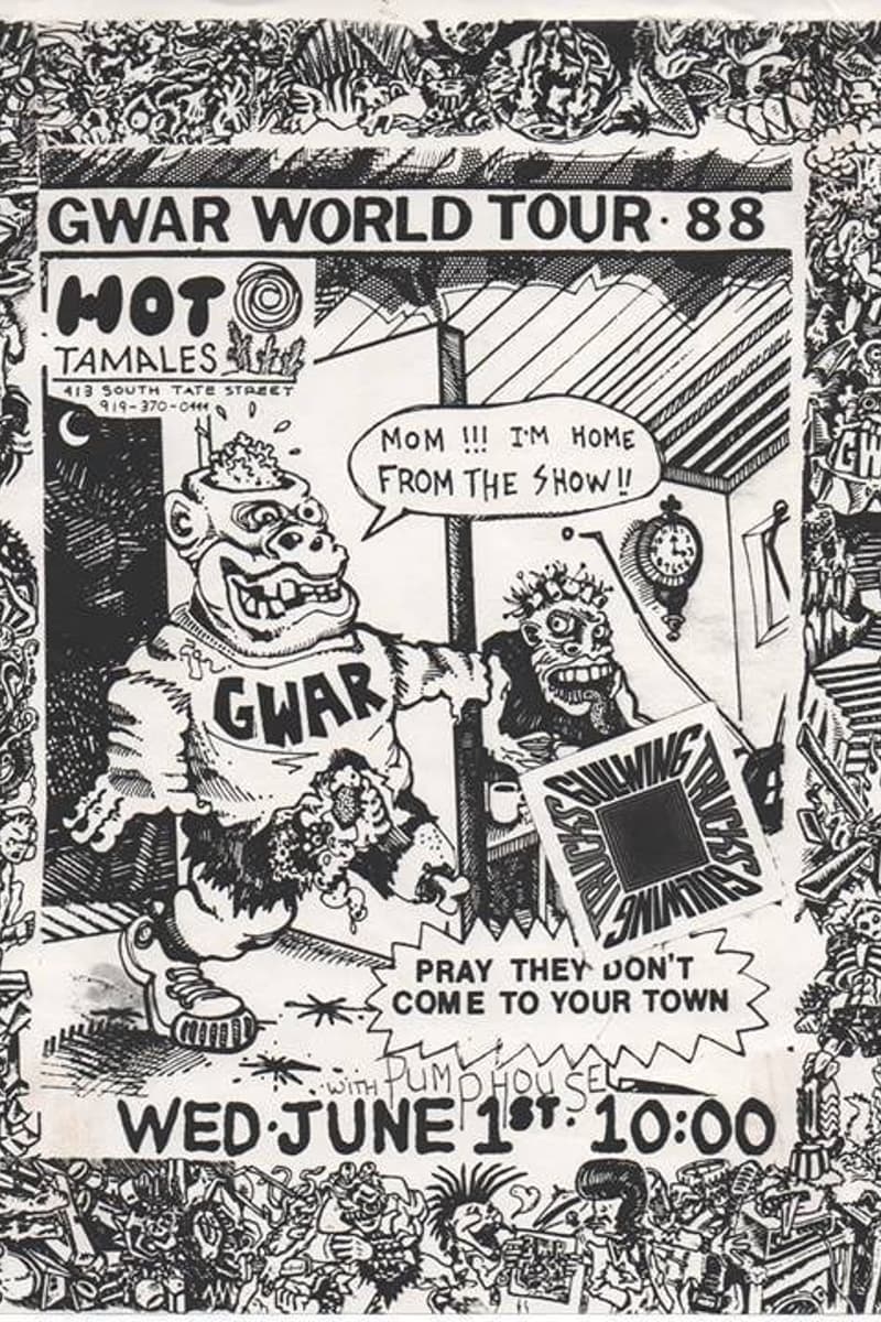 Pumphouse, GWAR - at Hot Tamales - Jun 1, 1988