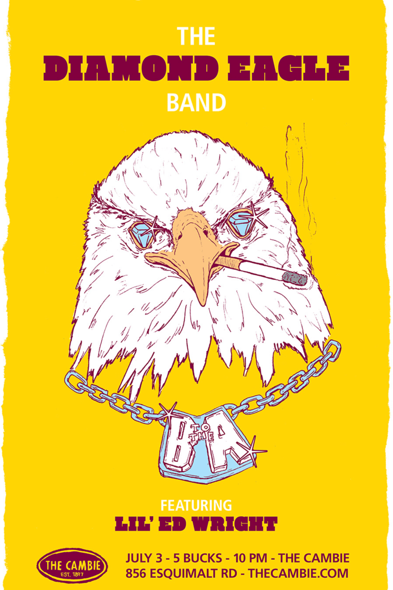 The Diamond Eagle Band, Lil' Ed Wright - at The Cambie - Victoria, BC