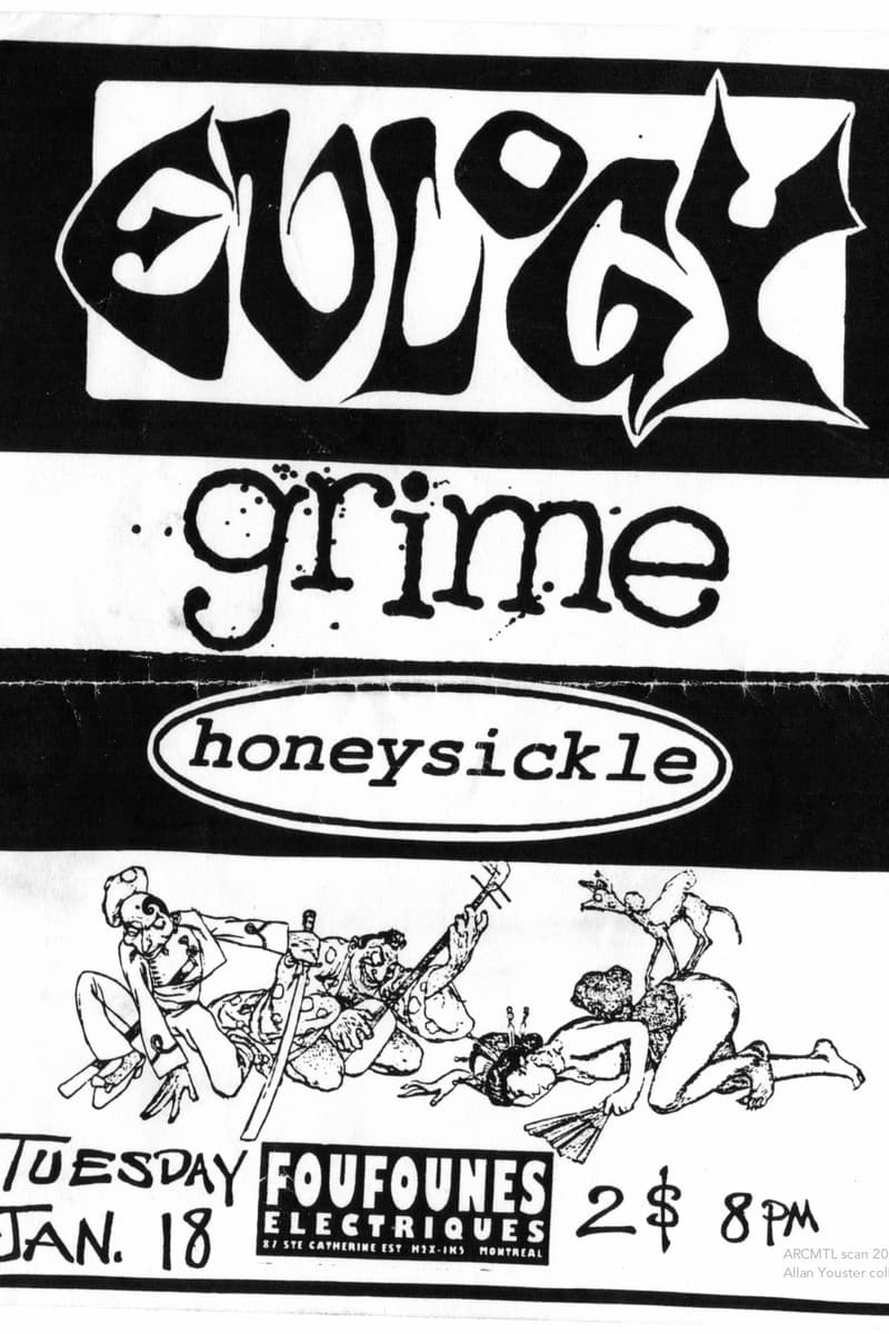 Grime, Honeysickle, Eulogy - at Foufounes Electriques - Montreal, QC