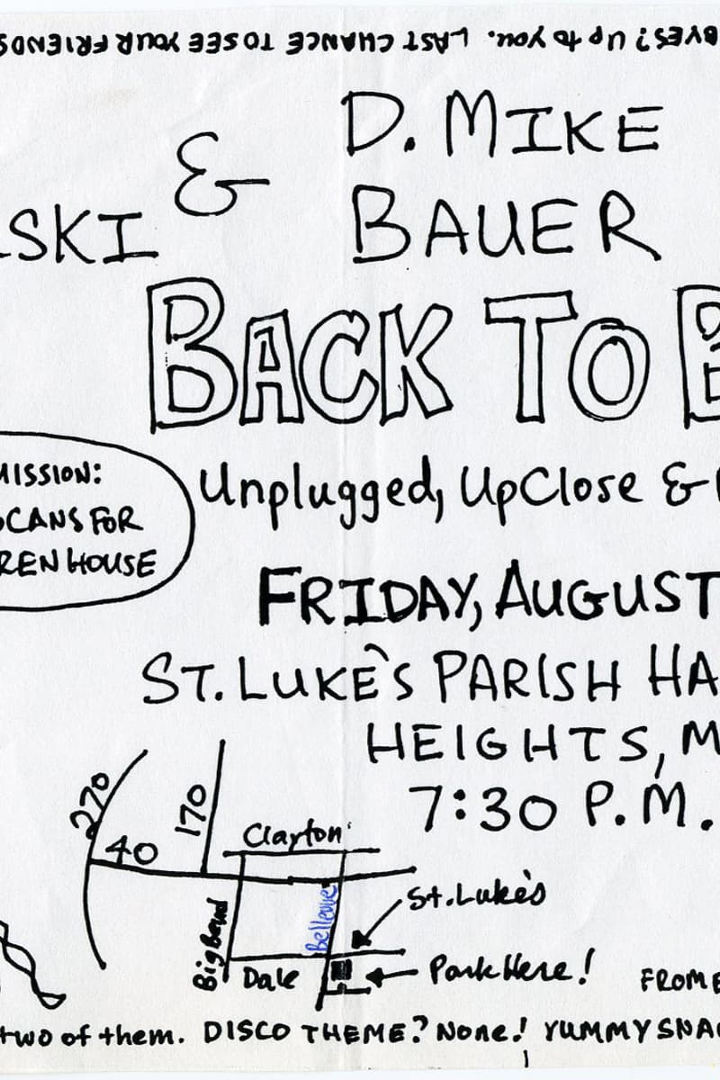 Megan Michalski, D. Mike Bauer, Bill Michalski - at St. Luke's Parish Hall - Richmond Heights, MO - Aug 16, 1996