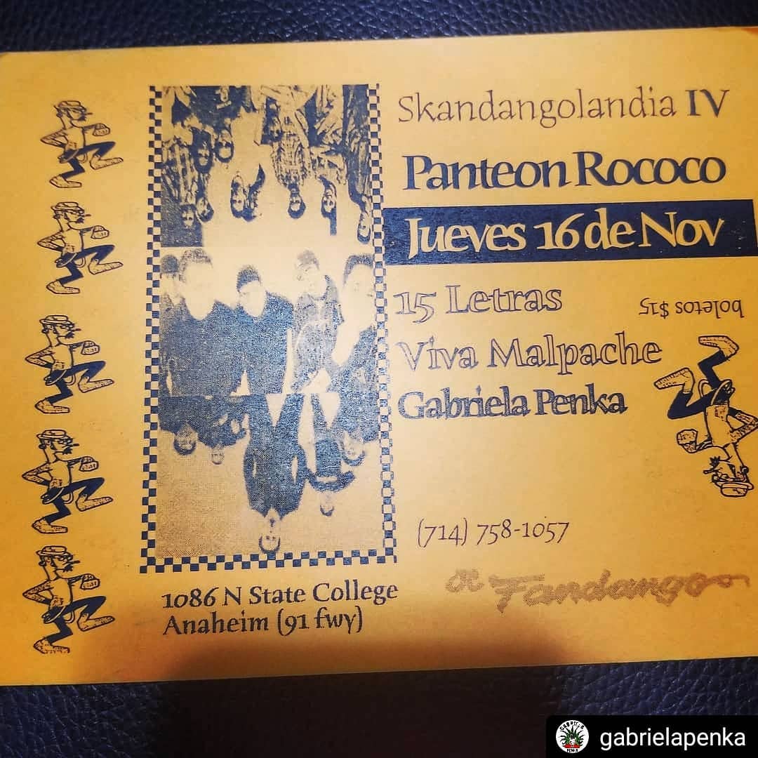 Gabriela Penka, 15 Letras, Viva Malpache, Panteon Rococo - at Fandango - Anaheim, CA