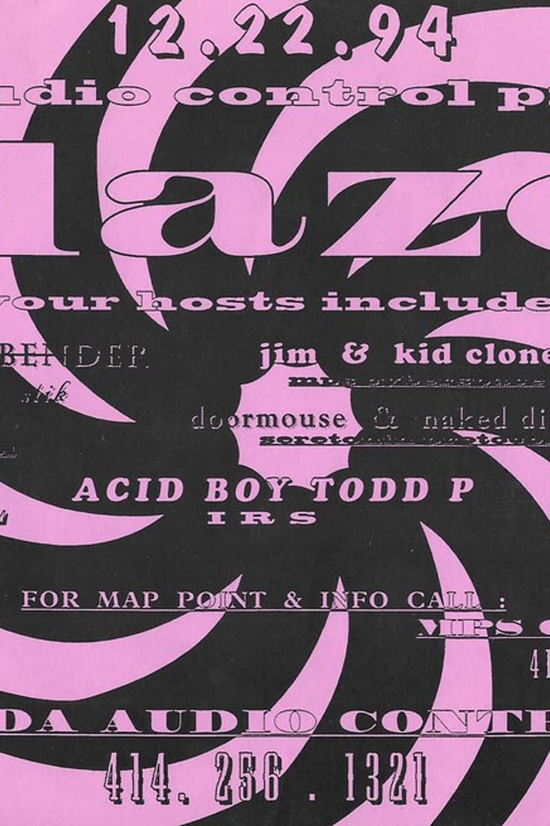 ronnie e, doormouse & naked disco guru, Eric, Acid Boy Todd P, gen-acid - Milwaukee, WI - Dec 22, 1994