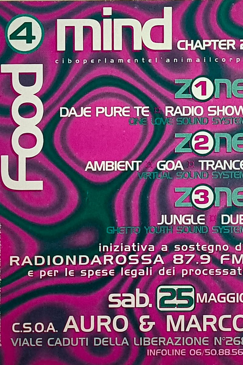 Daje Pure Te, Ghetto Youth Sound System, One Love Sound System, Virtual Sound System - at C.S.O.A. Auro & Marco - Roma - May 25, 1996
