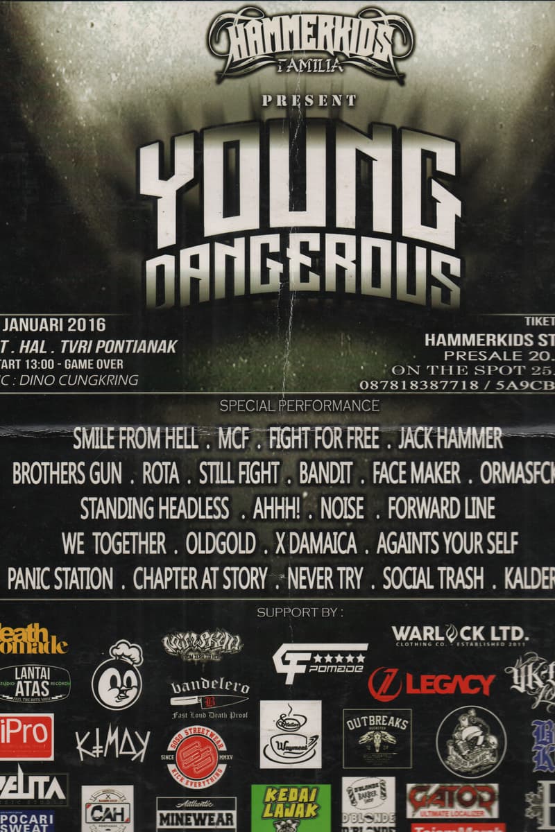 Standing Headless, Ormasfck, MCF, Ahhh!, Jack Hammer - Pontianak - Jan 2, 2016