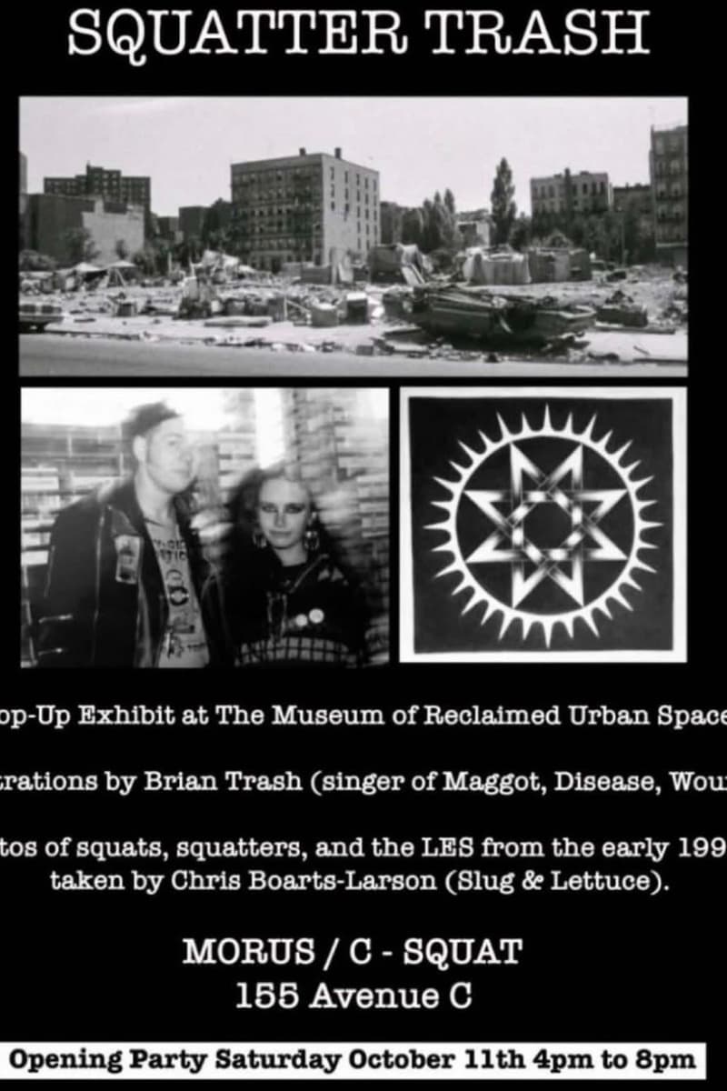 Wound, Disease, Maggot - at Museum of Reclaimed Urban Space (MORUS) / C-Squat - New York City, NY - Oct 11, 2014