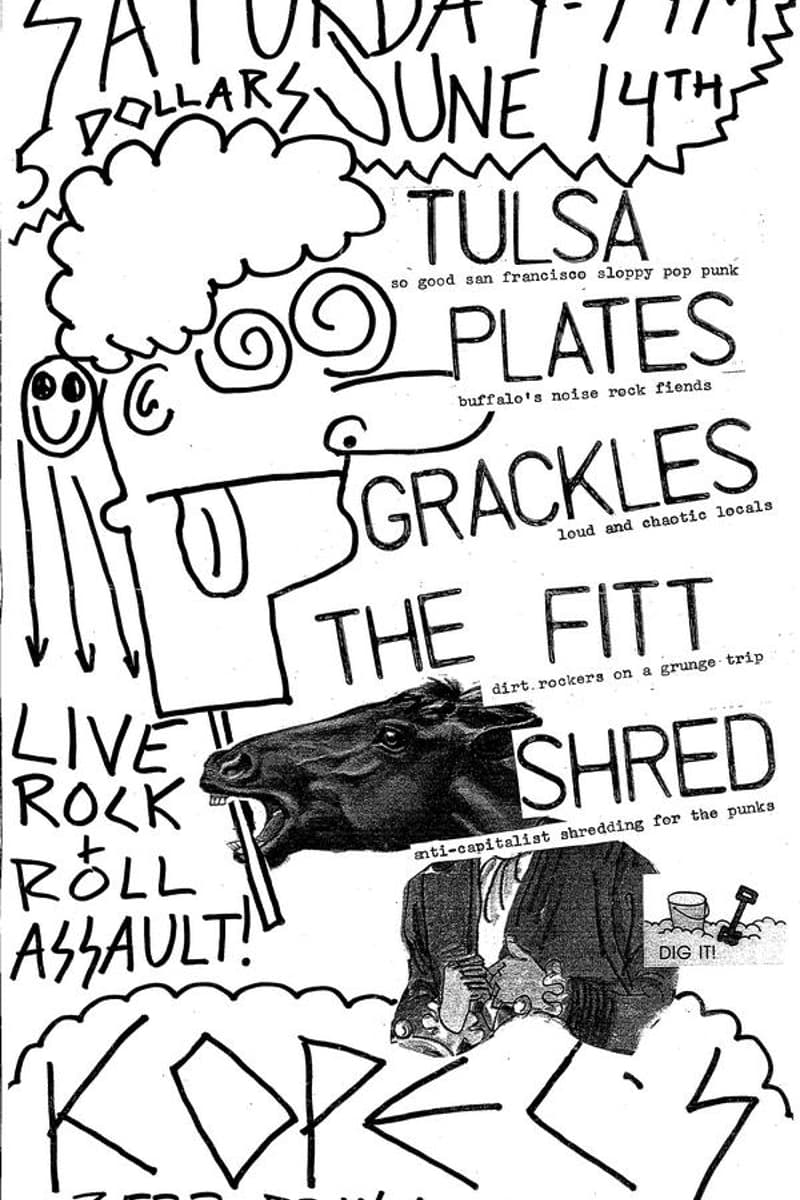 Shred, Tulsa, Grackles, The Fitt, Plates - at Kopecs
