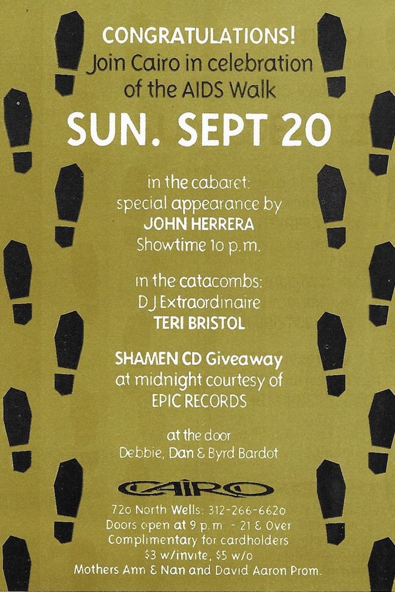 Teri Bristol, The Shamen, John Herrera - at Cairo - Chicago, IL - Sep 20, 1992