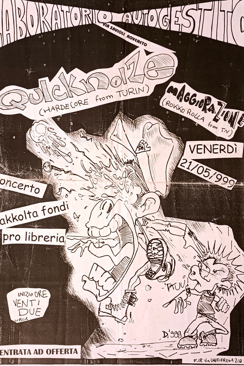 Maggiorazione, Quicknoize - at Laboratorio Autogestito - Rovereto, TN (Trento, Italy) - May 21, 1999