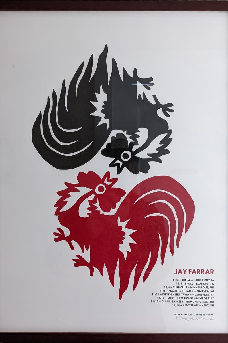 Jay Farrar - at Multiple venues (tour poster) - Multiple cities, Multiple states