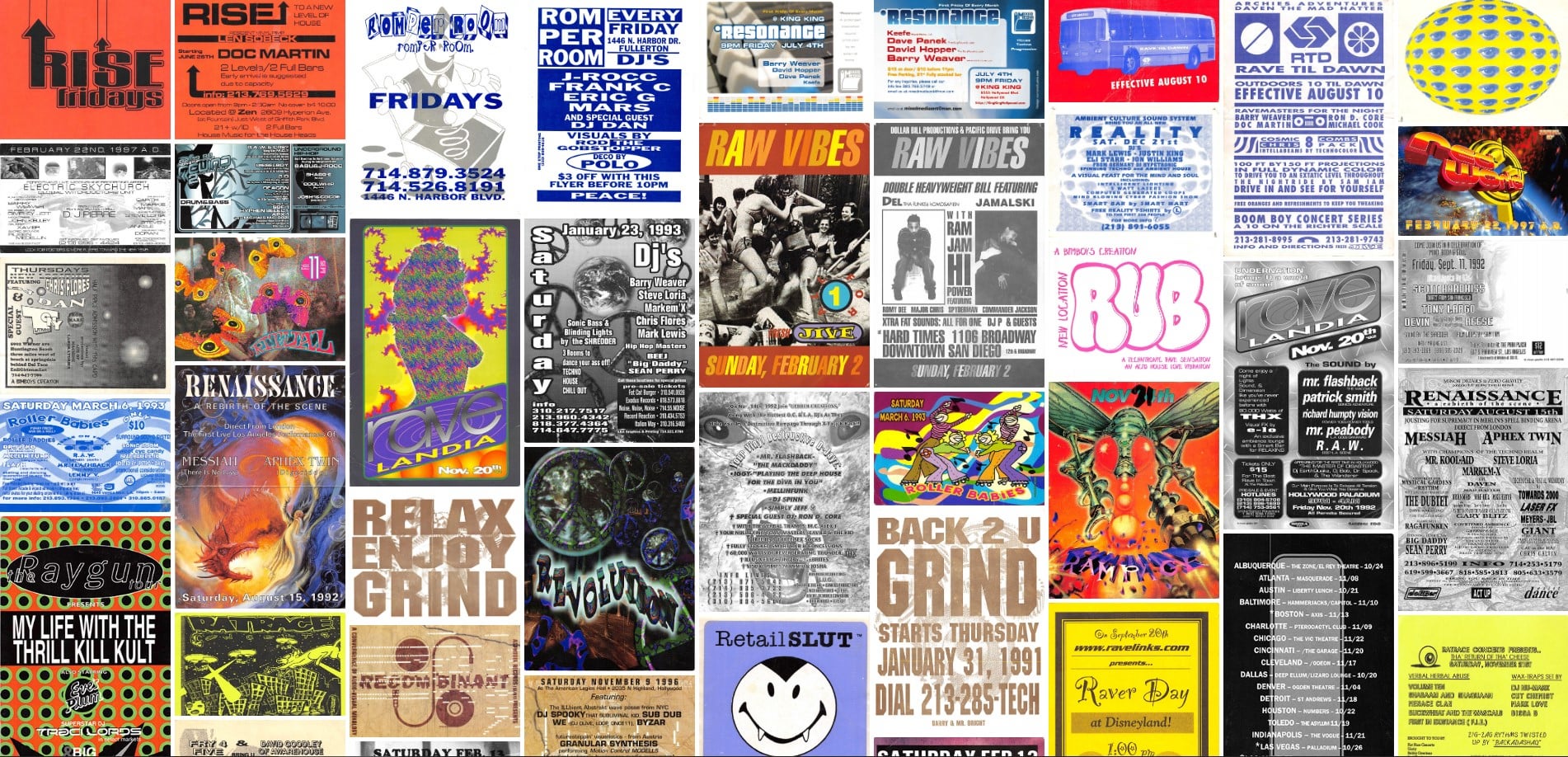 Byzar, Richard Humpty Vision, D.J. Dan, King Mars, Aphex Twin - Multiple cities: Los Angeles, Fullerton, San Diego, Hollywood, Albuquerque, Austin, Baltimore, Boston, Charlotte, Chicago, Cincinnati, Cleveland, Dallas, Denver, Houston, Toledo, Indianapolis, Las Vegas, CA, TX, CO, IL, OH, MD, NC, MA, NM, NV, IN