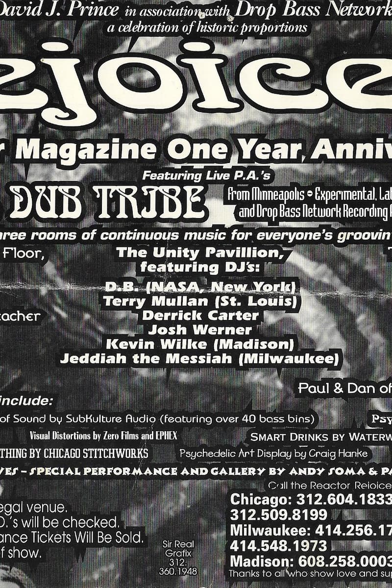 Kevin Martin, Paul & Dan of Psychosonik (Minneapolis), Kevin Wilke (Madison), Davey Dave, Miles Maeda - Chicago, IL - Oct 2, 1993