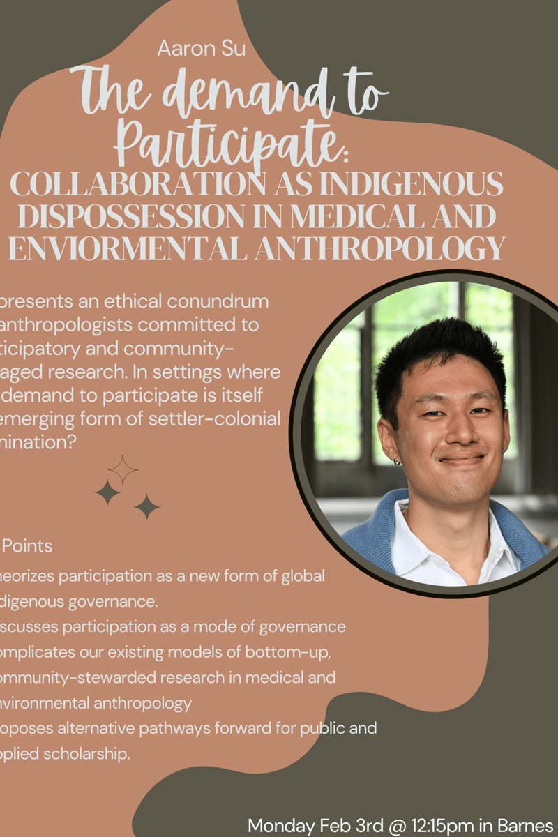Aaron Su - at Barnes 407 - Feb 3, 2025