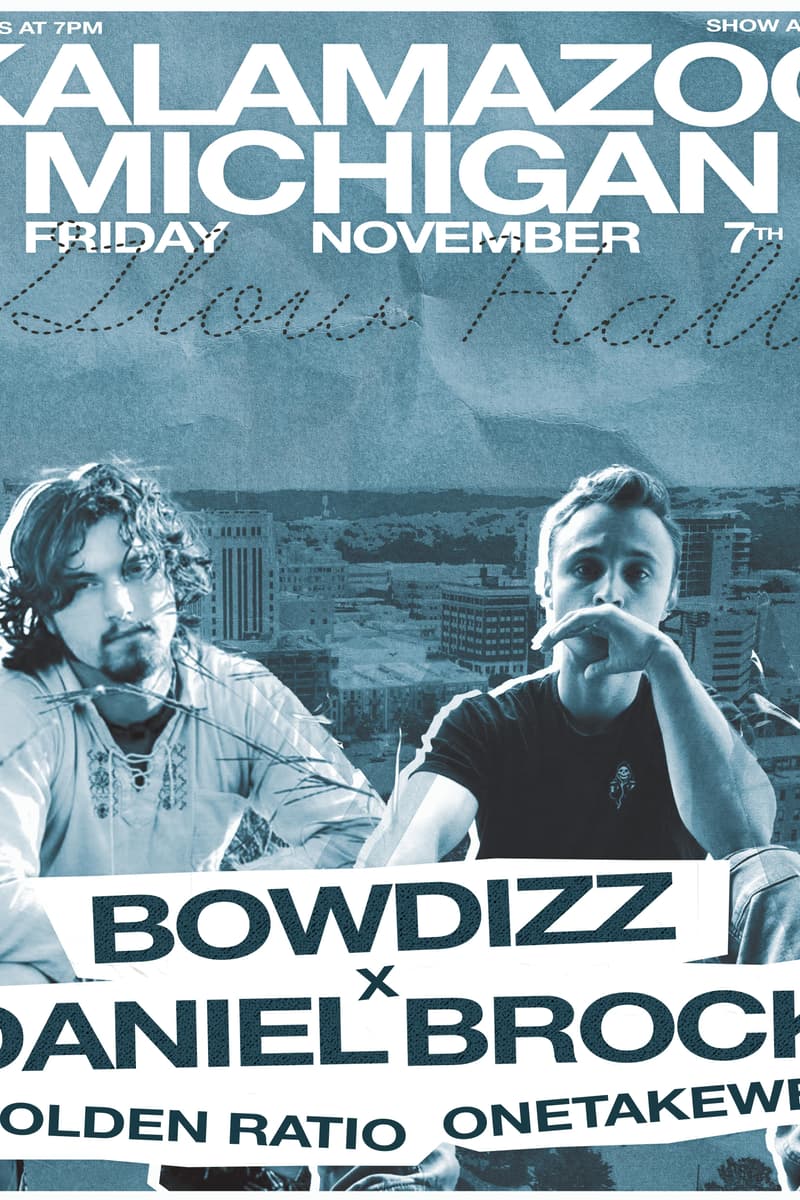Bowdizz, Onetakewes, Daniel Brock, Golden Ratio - at Show Hall - Kalamazoo, MI - Nov 7, 2025