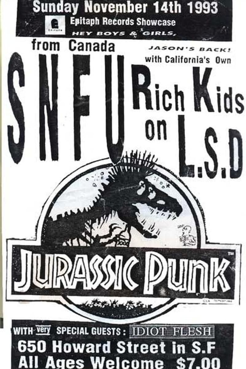 SNFU, Rich Kids on L.S.D, Idiot Flesh - at Jurassic Punk - San Francisco, CA - Nov 14, 1993