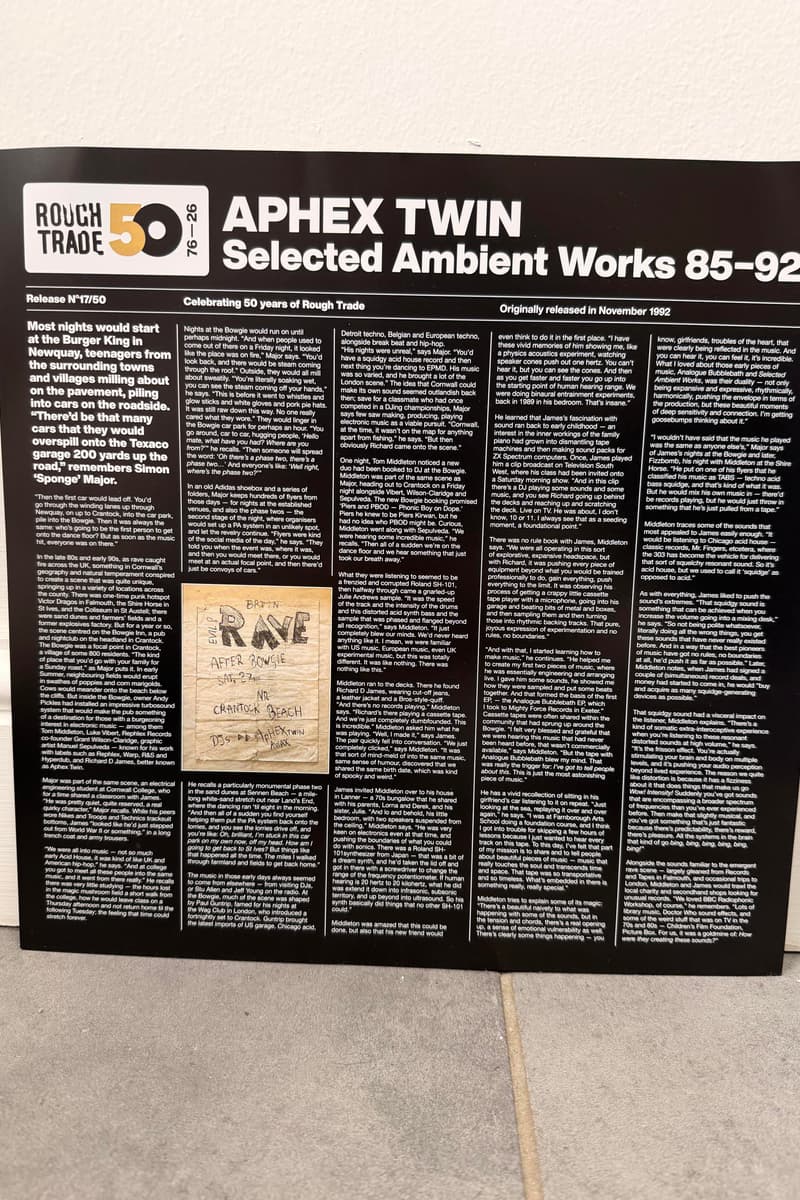 Aphex Twin, djs - at Bowgie - Crantock / Newquay