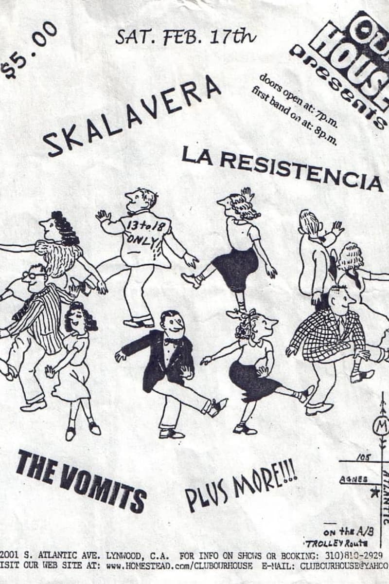The Vomits, Skalavera, La Resistencia - at Our House (Club Our House) - Lynwood, CA