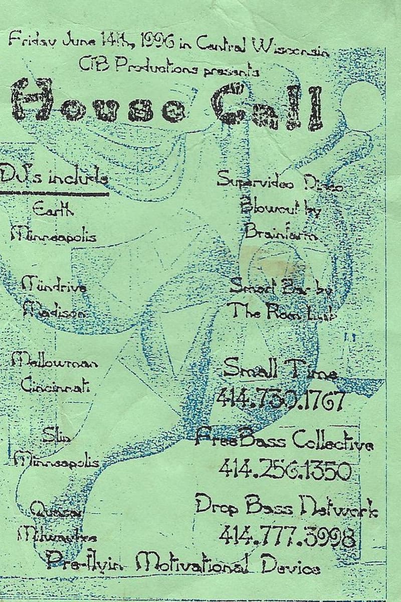 Slim (Minneapolis), Pre-flyin Motivational Device, Mindrive (Madison), Quinces (Milwaukee), Mellowman (Cincinnati) - at House Call - Central Wisconsin, WI - Jun 14, 1996