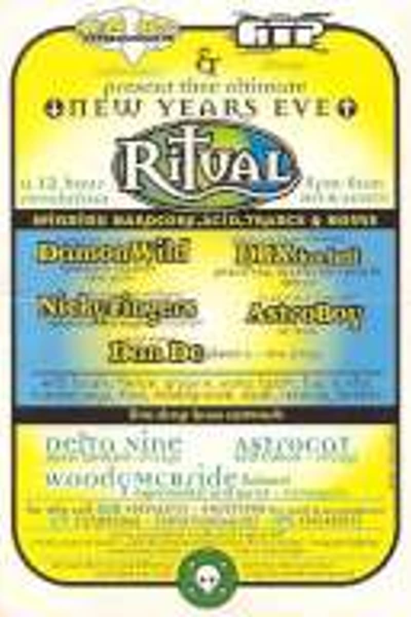 Donald Vill, Nicky Rogers, AsterBoy, Dik Kordal, Tom Dee - at Ritual - Dec 31, 1993
