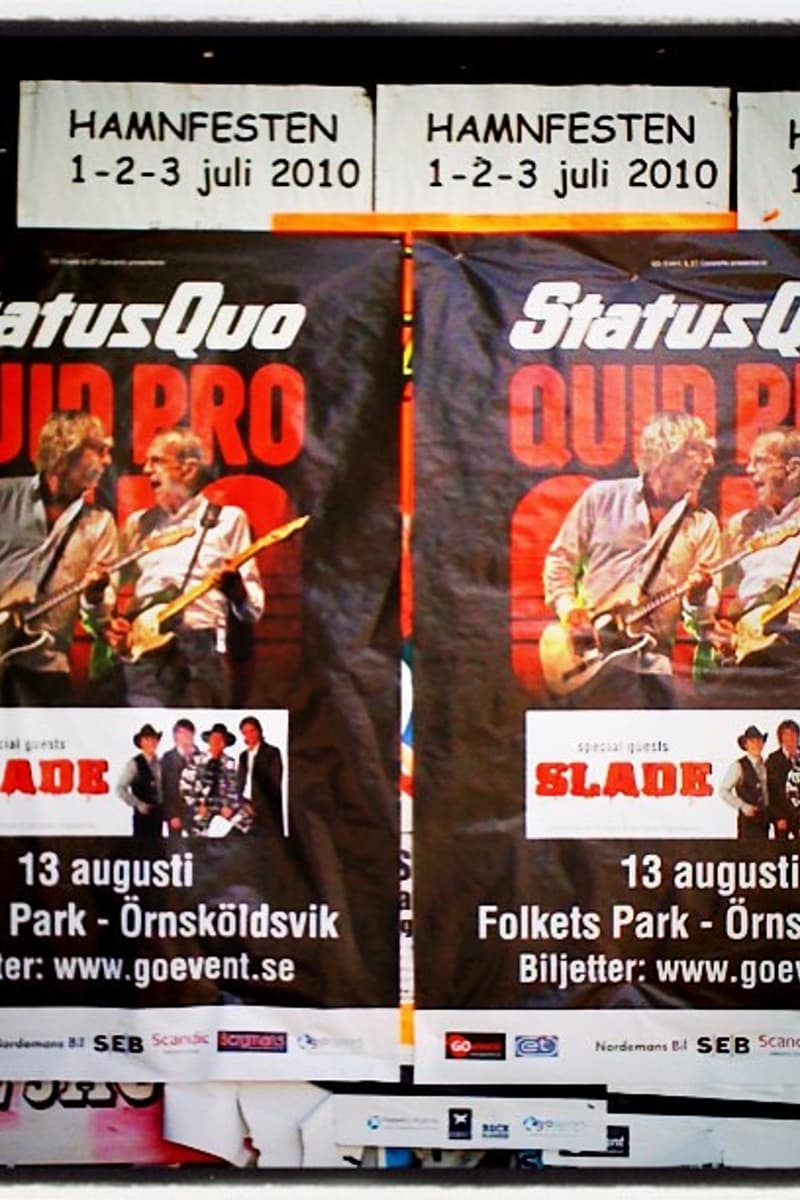 Status Quo, Slade - at Folkets Park - Örnsköldsvik - Aug 13, 2010