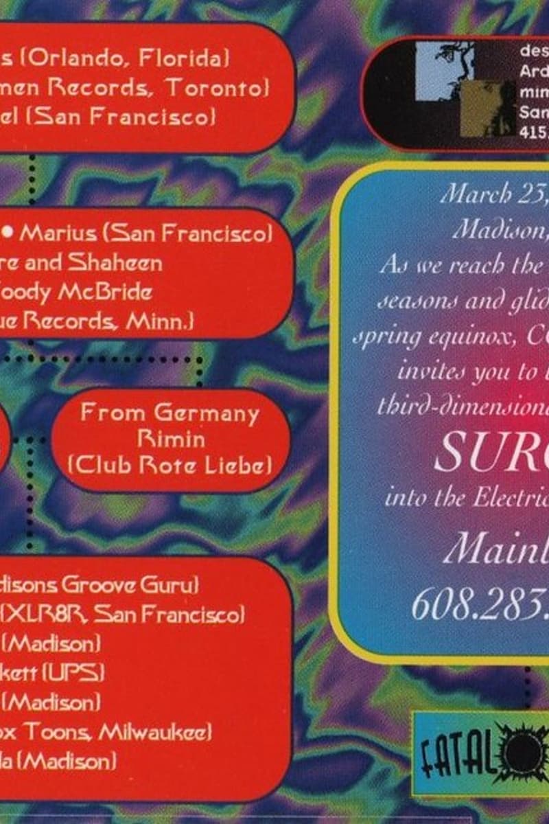 Andrew Bawnsley, Wickett, Grover, Stickmen, Rimin - Madison, WI - Mar 25, 1996