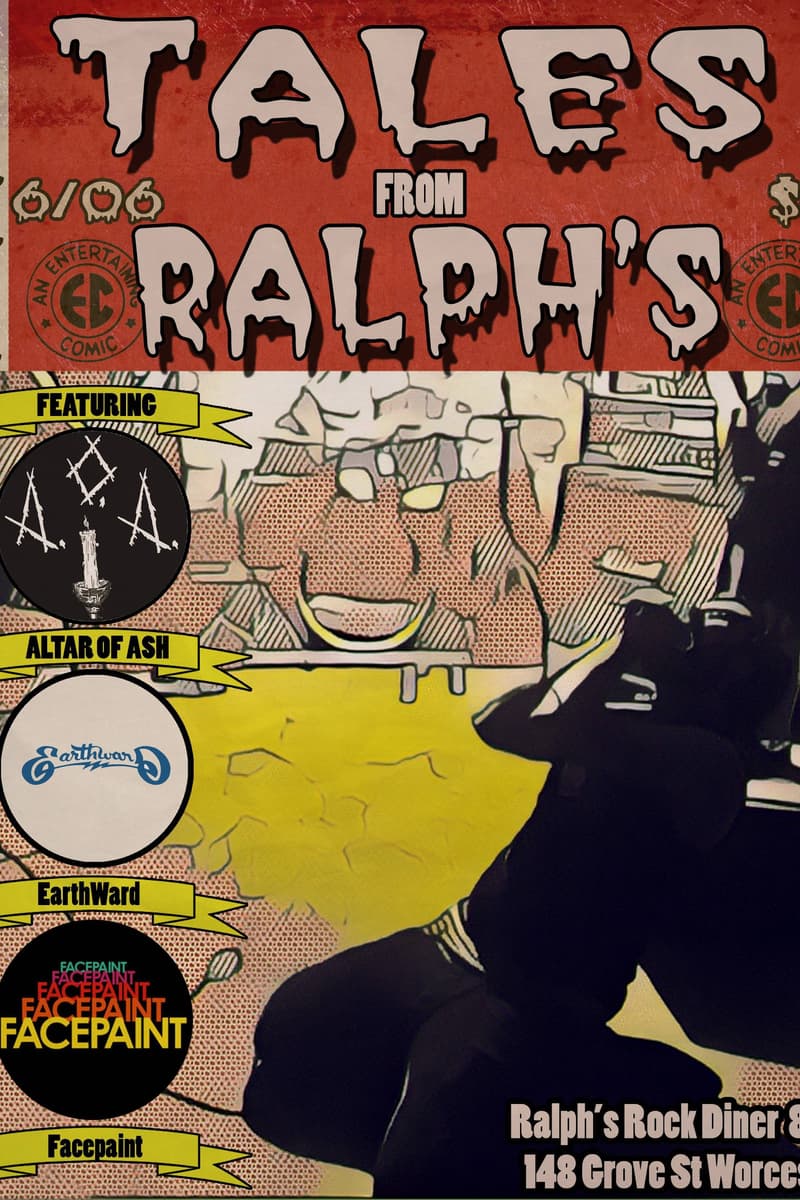 FacePaint, Altar of Ash, EarthWard - at Ralph's Rock Diner - Worcester, MA - Jun 6, 2024