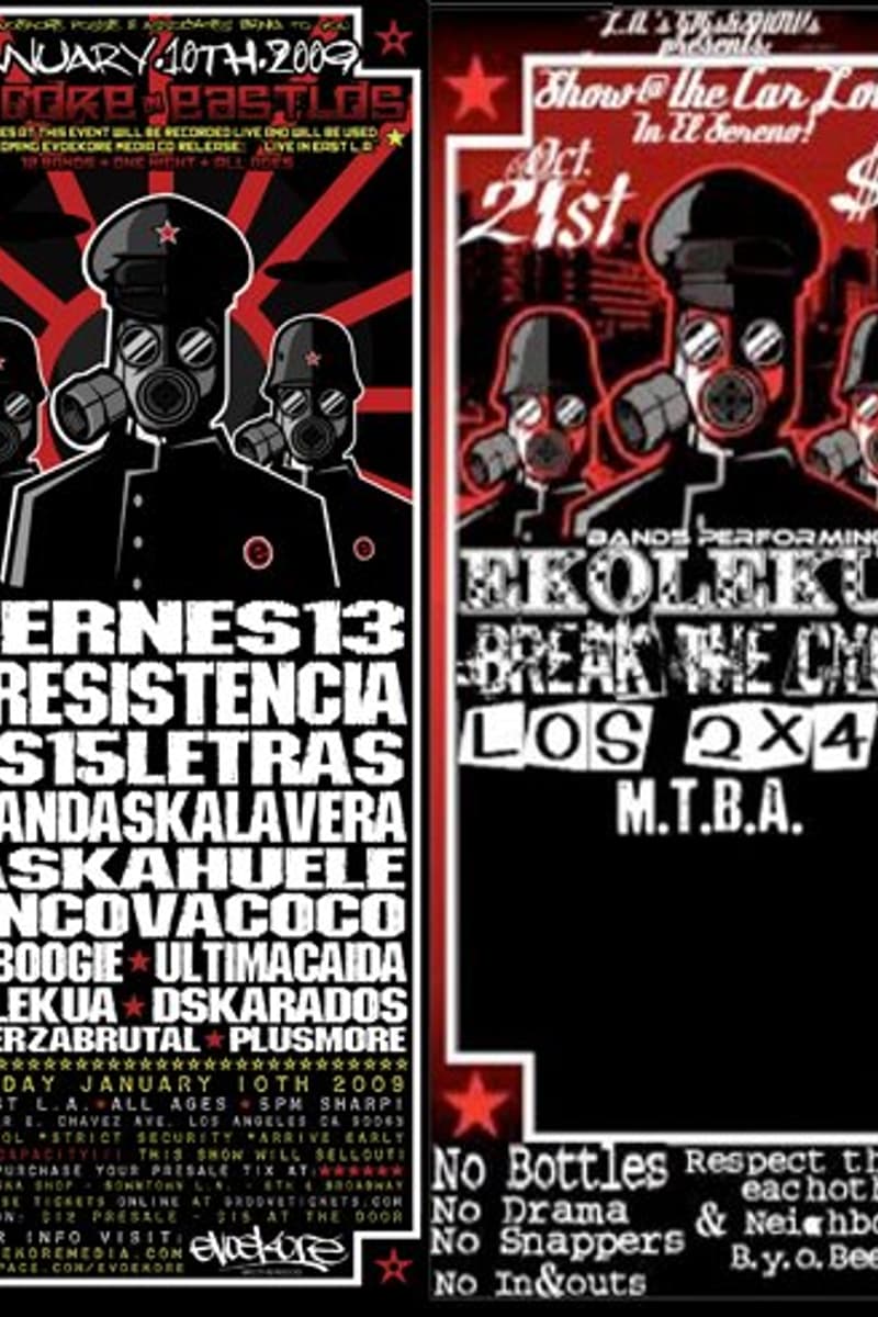 Rum Boogie, Roncovacoco, Las 15 Letras, Plus More, Viernes 13 - at Show at the Car Lot - El Sereno / East Los Angeles, CA - Jan 10, 2009