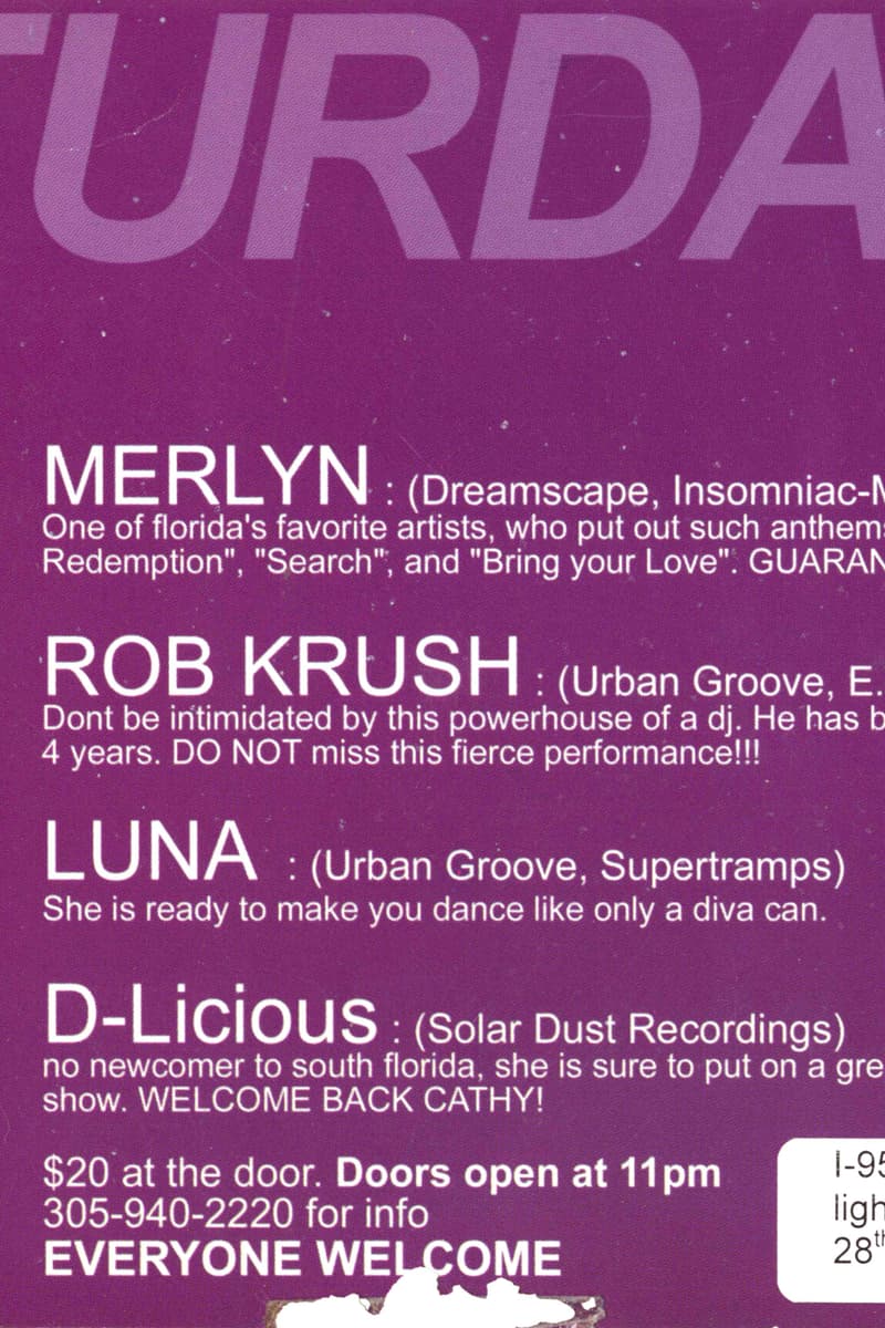 Mr. Mendez, Phat Beats Pressure Crew, Rob Krush, Debbie D., DJ DARA - at Orgee - Miami, FL