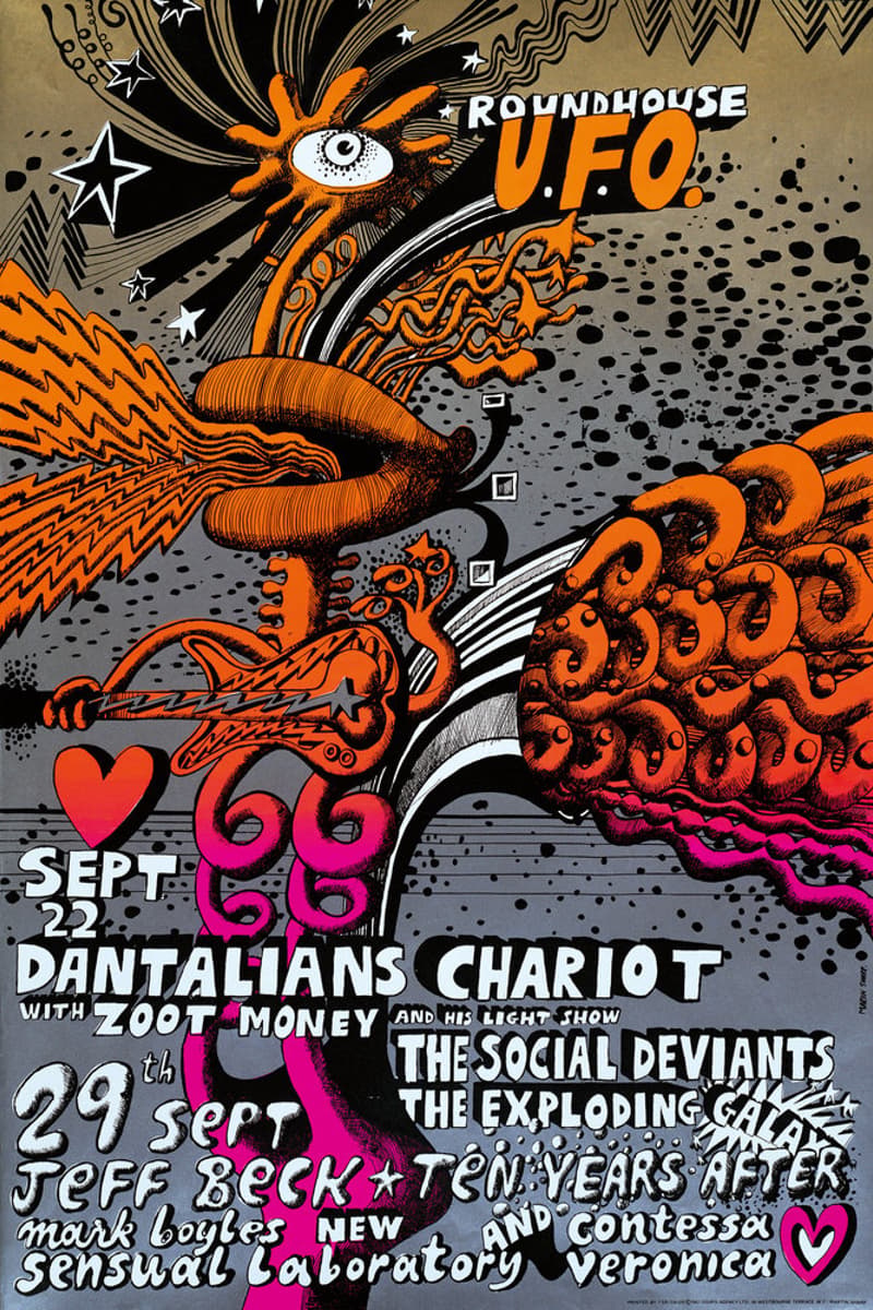 The Social Deviants, The Exploding Galaxy, Contessa Veronica, Jeff Beck, Ten Years After - at Roundhouse UFO - London
