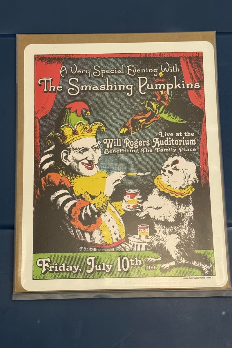 The Smashing Pumpkins - at Will Rogers Auditorium - Fort Worth, TX - Jul 10, 1998
