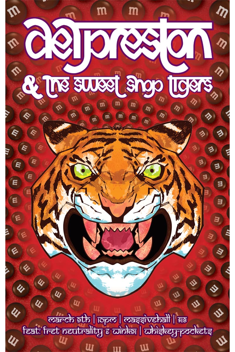 Whiskey-Pockets, Winksi, Fret Neutrality, Del Preston & The Sweet Shop Tigers - at Massivehall