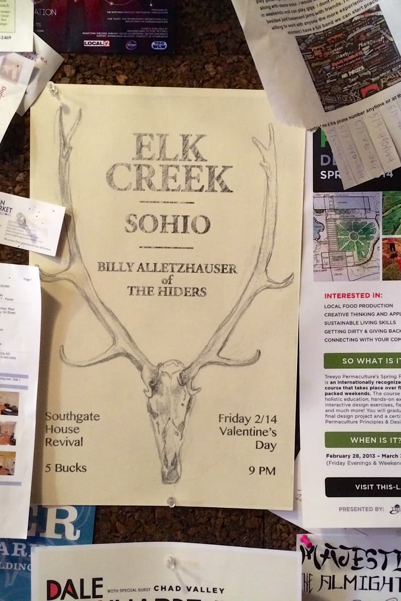 Sohio, Billy Alletzhauser of The Hiders, Elk Creek - at Southgate House Revival - Feb 14, 2014