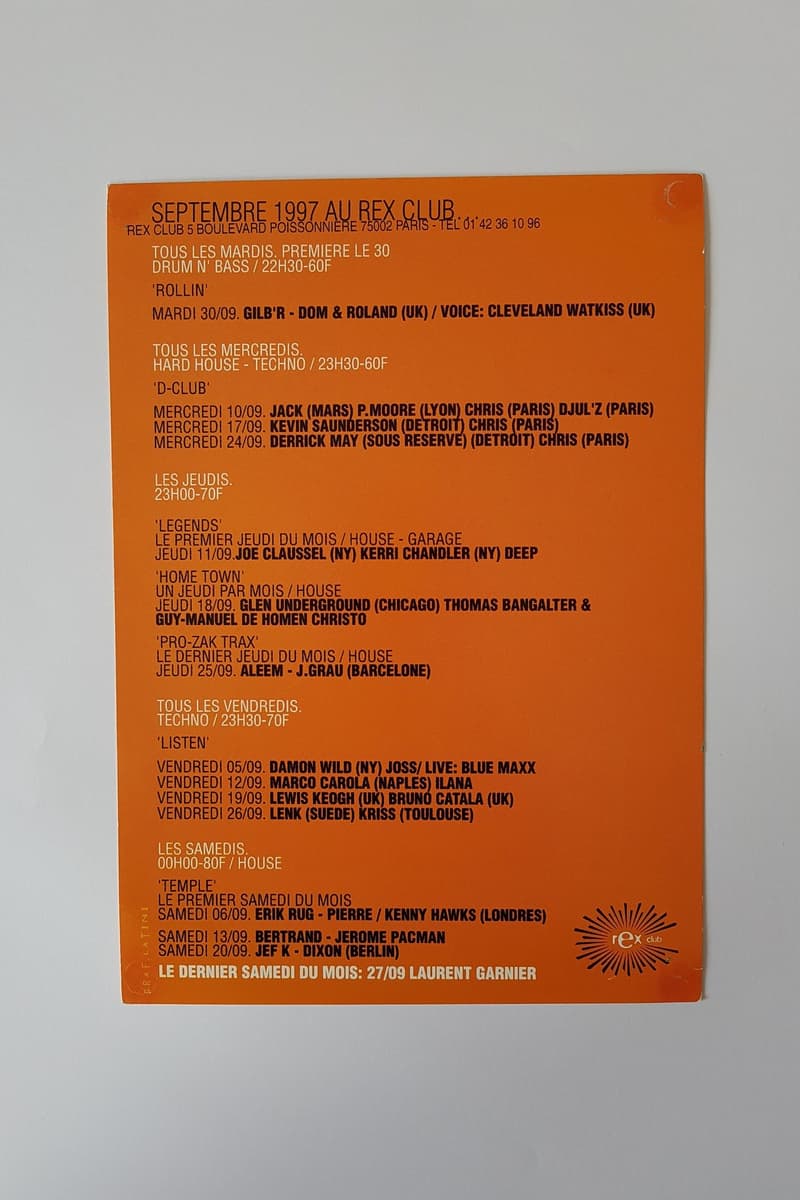 Laurent Garnier, Guy-Manuel de Homen Christo, Pierre, Derrick May, Gilb'r - Paris