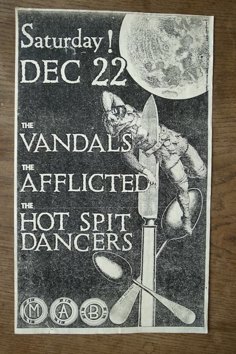 The Hot Spit Dancers, The Vandals, The Afflicted - at MAB