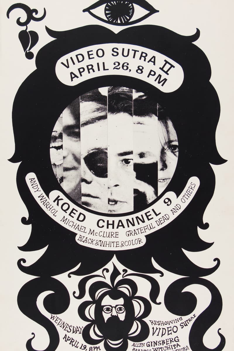 Michael McClure, Allen Ginsberg, Andy Warhol, Grateful Dead - at KQED Channel 9 - Apr 26, 1967